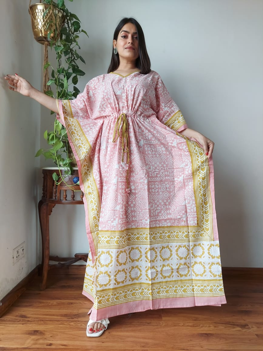 STYLISH PURE COTTON DESIGNER KAFTAN 12