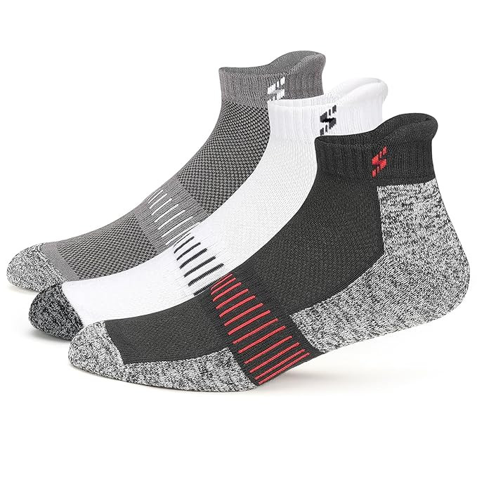 Supersox Ankle Length Socks for Man | Durable Breathable Cotton | Anti-Odor & Antibacterial | Multi Colour | Free Size | Pack of 3